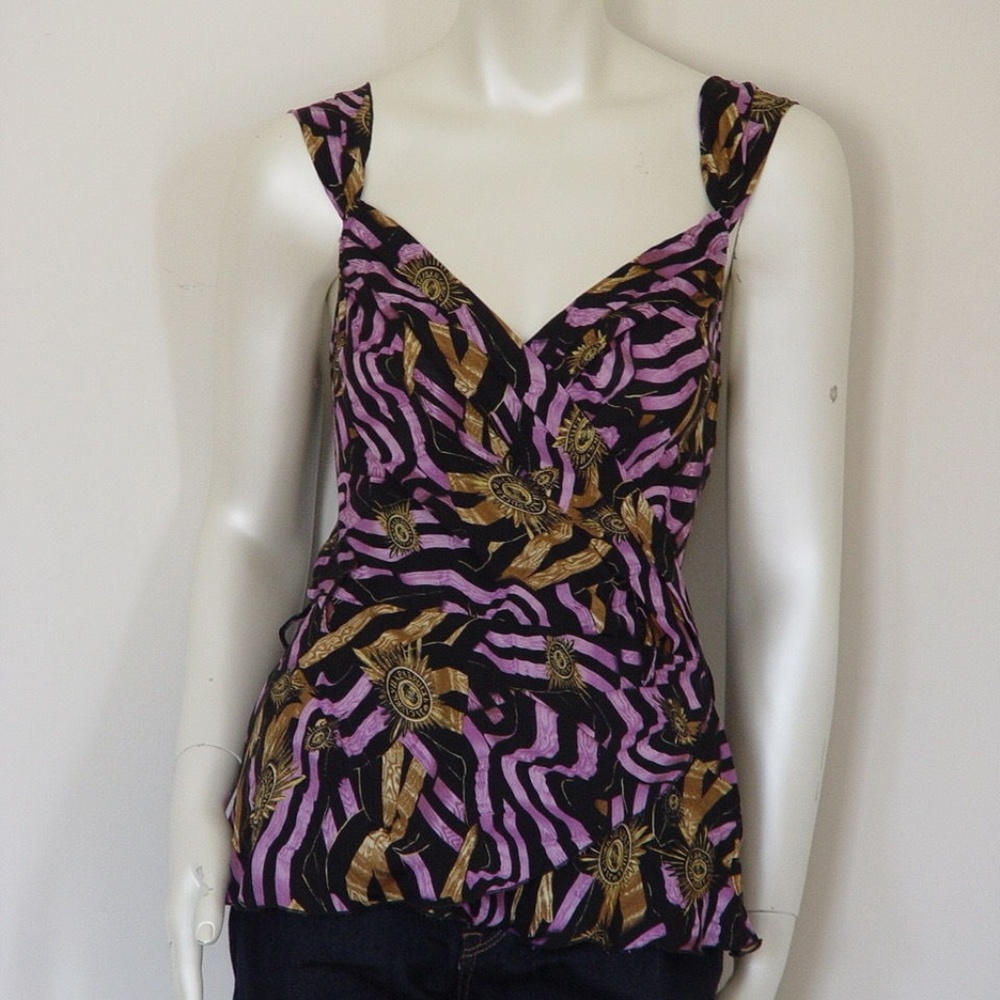 DIANE von FURSTENBERG EZRA IMPERIAL SASH TOP  - 10